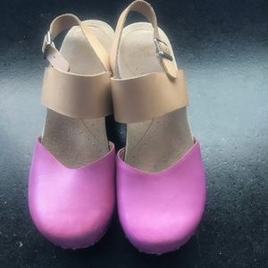 Dansko Thea Clog Purple/Tan